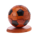 3D Football Wooden Puzzle Intelligence Toy Desk Decor Crafts Gift Kid Adult