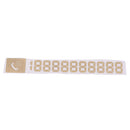 Temporary Car Parking Card Car Mobile Phone Number Card Gold