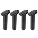 4 Pieces Plastic Flush Mount Fishing Rod Holder Gasket Kayak Canoe Tackle