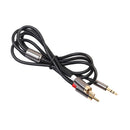 RCA Cable, Dual Shielded Gold-Plated 3.5mm Male to 2RCA Male Stereo Audio Y Cable 1m