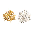 Bulk 200PCS Open Ball Crimp Bead Knot Cover Hide End Chain Bracelet Necklace