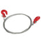 1/10 RC Rock Crawler Monster Truck Parts 820mm Steel Tow Toe Rope Red Hooks for RC Car Trucks