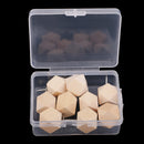 9 Pieces Wooden Push Pin Diamond Phombus Drawing Pins for Cork Board Map Office,bulletin board,fabric marking