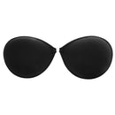 Silicone Adhesive Stick Push Up Strapless Invisible Backless Bras D Black