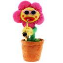 Singing Dancing Toy - Musical Singing Dancing Sunflower - Electric Plush Toy Animal Figure Toy - Plush Doll Toy for Girls and Boys
