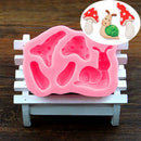 3D Silicone Mushroom Snail Mold Fondant Soap Making Cake Decorating Mould