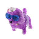Plush Walking Barking Electronic Dog with Dress Kids Soft Toy Random Color