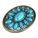 Cowboy Turquoise Bohemia Belt Buckle Werstern Indian Cowgirl Stone Buckles
