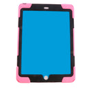 Pink Full Body Protective Silicon Rubber Cover Case Stand for iPad Air Tablets