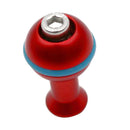 Underwater Stabilizer M6 Ball Head M5 Screw Mount Handle Hand Grip Accessory Kit Aluminum Alloy Red