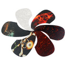 6 Pieces Guitar Pickguard Scratch Plate for Acoustic Folk Guitar Replacement Parts