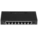 8 Port Fast Ethernet Switch Desktop Splitter Hub Plug &Play for Computer