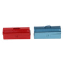 1:12 Scale Metal Tool Boxes Cases Doll House Miniature Deocration Red and Blue