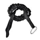 61.4'' Paddle Leash Fishing Rod and Gear Leash Safety Cord for Inflatable Boat, Canoe, Kayak (Black)