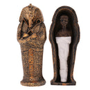 Ancient Egypt Coffin with Mummy Figurine for Home Decoration Resin Craft