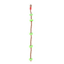 Kids Climbing Rope With 5 Plastic Knots - Green