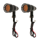 Brake Blinkers Motorcycle LED Flash Lights for Kawasaki Suzuki Harley Black