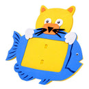 Self Made 3D Picture Frame Sticker Kids Childs DIY Crafts -Cat and Fish