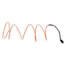 Flexible Electroluminescent Wire LED String Light Glow Rope Cable Christmas Tree Car Decor Party Decoration 1 Meter Orange