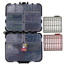 1 Set Plastic Carp Fishing Tackle Box Fishing Accessories Various Tackles Convenient to Carry