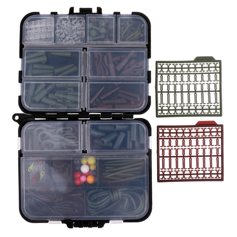 1 Set Plastic Carp Fishing Tackle Box Fishing Accessories Various Tackles Convenient to Carry