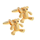 Vintage Bear Cufflinks For Mens Shirt Business Wedding Party Festival Gift