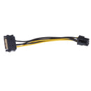 15 pin SATA Power to 6 pin PCI-E PCI Express Graphics Adapter Video Card Mining Cable