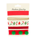 Women Xmas Hair Jewelry Girl Christmas Hair Ring Band Headband Red Hair Rope