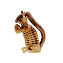 Squirrel Animal Shaped Wood Craft Model Home Room Desk Showcase Display Toy