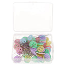 100 Piece Platsic Buttons Head Sewing Pins Safety Pin for Quilting Sewing Crafts