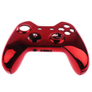 Chrome Housing Shell Skins Case Cover For Xbox One Elite Controller Red