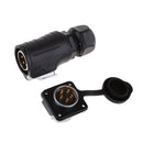 5Pin Waterproof Circular Connector For LED Lighting And LED Display