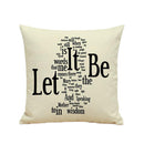 Chic Cotton Linen Throw Pillow Case Cushion Cover Sofa Bed British Style