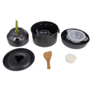 Aluminum Camping Cookware Set Outdoor Cooking Stock Pot Pan Water Kettle Set for Hiking Backpacking Fishing