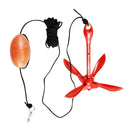 Portable Folding Anchor Buoy Kit For Canoes Kayaks Boats Sailboats Jet Skis