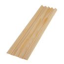 5 Pieces Pine Wood Sticks Strips for Airplane Boat Model DIY Crafts 10x12mm