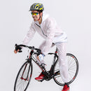 Waterproof Men Raincoat Jacket Cycling Rain Jersey 3XL White