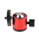 Tripod Pan Tilt Ball Head for Sony Nikon Canon Hot Shoe Mount Adapter Quick Plate Standard 1/4" M4 Screw Hole