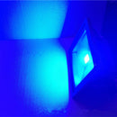 10W LED Flood Light Outdoor Landscape Lamp Spotlight Street Road Light Blue
