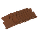 10Pcs Wood Winding Board Snelled Hook Fishing Line Leader Foam Holder