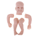 Handmade DIY 22inch Reborn Kits Silicone Head Full Limb Mold Awake Baby Doll Unpainted Mold Making Different Appearance