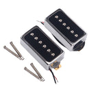 Durable 2 Pieces Plastic Alnico 5 Pickup P90 for Electric Guitar Parts Neck+Bridge
