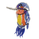 Woodpecker Glass Beads Rhinestone Patch Applique for Sewing Embroidery Craft