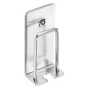 Stainless Metal Toothbrush Holder Hooks Wall Mount Bathroom Storage Self Adhesive