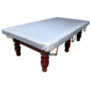 Rectangular Shaped Design Dustproof Durable Pool Table Billiard Snooker Protector Cover Sheet Lining FIT FOR 9 feet Tables Silver