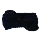 Women Girls Knitted Yoga Headband Headwrap Skii Hat Earmuffs Hair Accessory Cyan