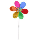 DIY Sequins Windmill Wind Whirligig Kids Party Toy Home Yard Ornament Random Animal Pattern