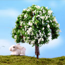 Pack of 5PCS Micro Landscape Decorations Mini Resin Ornament Garden DIY Tree Statue Home Garden Outdoor Decor Accessory