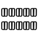 10 Pcs Weight Belt Webbing Keeper Retainer Slide Serrated Scuba Diving 0.8