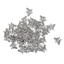 50 Pieces Alloy Hollow Butterfly Shaped Dangle Pendants Charms Findings for DIY Necklace Bracelet Earrings